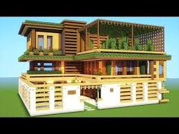Minecraft How To Build A Large Mansion House Tutorial 2018 2019 Easy Minecraft Houses Cute Minecraft Houses Modern Minecraft Houses