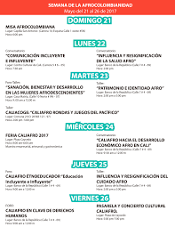 Artículos, videos, fotos y el más completo archivo de noticias de colombia y el mundo sobre afrocolombianidad. Semana De La Afrocolombianidad