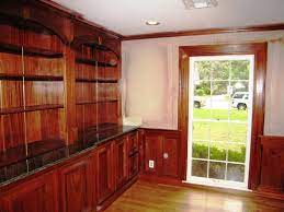Perfect for interior staining unfinished wood furniture, cabinets, doors, trim, molding and floors. Hi Bar Custom Services Home Office Build Out