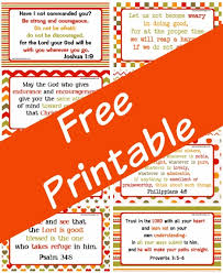 Want 200+ wall art printables & planners for $5 only? Lunch Box Scripture Cards Free Printable Heavenly Homemakers