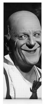 Grock The Clown Yoga Mat by Underwood Archives