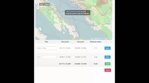 Batch geocode multi stop route planner optimizes your delivery routes so that you end up working up to 30% faster, saving you hour a day! Enjoy Sailingeurope Interactive Boat Route Planner