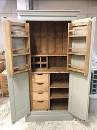Bespoke Painted Larder Unit Larder Unit Kitchen Pantry Design Kitchen Larder Units