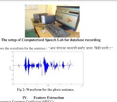 Speech synthesis is the artificial production of human speech. Pdf Automatic Speech Recognition For Task Oriented Ivrs In Marathi Semantic Scholar