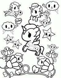 Tokidoki Coloring Page Unicorn Coloring Pages Cute Coloring Pages Coloring Pages