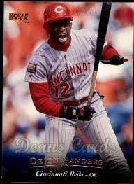 Rookie cards, autographs and more. 1995 Upper Deck 170 Deion Sanders Cincinnati Reds Baseball Card