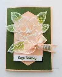 This idea will give you a test like you are sending mail manually. Su Good Morning Magnolia Stamp Set Laura Seki Magnolia Stamps Vellum Cards Flower Cards