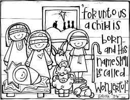 Let them enhance their artful side and print these amazing printable coloring designs for your babies! Free Printable Nativity Coloring Pages For Kids