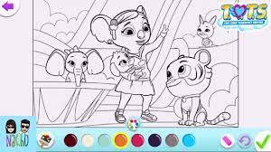 Lovely colouring book, my daughter is going to love it, the paper is thick, 1 sided pictures lots of characters and options. New Can Kc The Koala Take Care Of All These Tots Disney Junior Tots Coloring Pages Color Splash Youtube