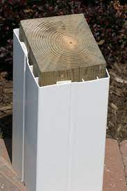 4 Piece Vinyl Post Wrap For 6x6 Posts By Rdi Porch Post Wraps Vinyl Post Sleeve