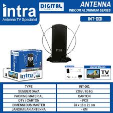 Siaran tv digital sudah mulai berkembang secara perlahan di indonesia. Jual Antena Tv Indoor Intra Int 001 Kab Cirebon Komponen Elektronik Tokopedia