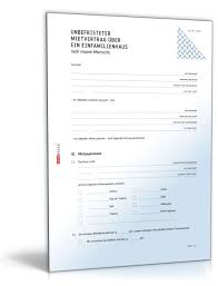 Mietvertrag Einfamilienhaus Muster Als Pdf Doc Downloaden