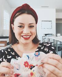White Embroidered Flower Scrunchies