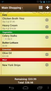 'the out of milk app is straightforward and offers three main list functions: Our Favourite Apps An App Review Out Of Milk