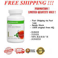 Mix approximately 1/2 teaspoon (1.7g) of herbal tea concentrate with 6 to 8 fl oz hot or cold water. Herbalife Tea Mix Lemon And Hibiscus Teamix 50g 100g 100 Original Shopee Malaysia