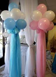 Baby Shower Balloons Balloon Bouquets Pink Blue Baby Blue Baby Also On Facebook As Elegent Events Party Baby Shower Balloons Baby Shower Balloon Bouquet