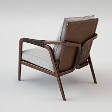 Mcguire Knot Lounge Chair 3d Model Max Obj Fbx Cgtrader Com Chair Furniture Outdoor Chairs
