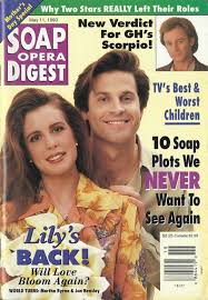 Soap Opera Digest Martha Byrne Jon Hensley As The World Turns General Hospital Soap Opera Soap Opera Stars Soap