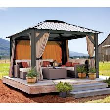 Pavillon De Jardin En Bois Spf Pour Les Spas Et Les Meubles De Jardin Serie Exclusive A Club Piscine Super Fitn Hot Tub Gazebo Backyard Gazebo Wooden Gazebo