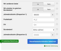 Sie sitzen vor ihrer steuererklärung und haben fragen? Steuerklassenrechner 2021 Beste Steuerklasse Finden