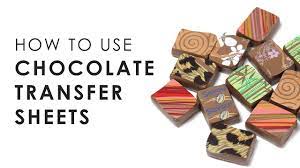 How To Use Chocolate Transfer Sheets Savour Chocolate Patisserie School Youtube