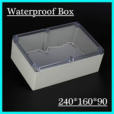 1 Piece Lot 240 160 90mm Clear Abs Plastic Ip65 Waterproof Enclosure Pvc Junction Box Electronic With Images Light Accessories Electronics Projects Electrical Equipment