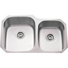 stainless steel undermount sink 60/40