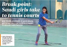 Break point tennis academy פתוח עכשיו. Break Point Saudi Girls Take To Tennis Courts Pressreader