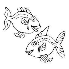 Atelier poisson avec de jolis poissons imprimés à découper et/ou colorier. Coloriage Poissons D Avril En Ligne Gratuit A Imprimer