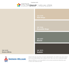 Sherwin williams sw 6105 divine white divine white with clay glaze. Paint Color Matching App Colorsnap Paint Color App Sherwin Williams Matching Paint Colors Paint Colors For Home Kilim Beige