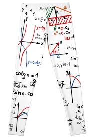 Mathematics Formulas Numbers Leggings By Crodesign Leggings Geek Chic Stretchy