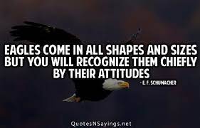 Eagles Inspirational Quotes Eagles Come In All Shapes And Sizes But You Will Recognize Them Motivational Quotes Leadership Quotes Motivation