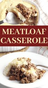 From tater tot bakes to layered enchiladas, these are the cheesiest casseroles on allrecipes. Meatloaf Casserole Easy Weeknight Dinner 3 Boys And A Dog