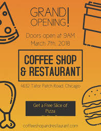 Free sports event flyer psd. Coffee Shop Restaurant Event Grand Opening Flyer Poster Social Media Template Restaurant Poster Grand Opening Restaurant Flyer