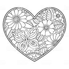 Mandela hart kleurplaat / bloemen mandala met hart. Pin Op Kinder Knutsels