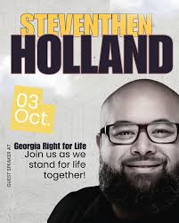 🌟 Mark your calendars! 🌟 I'm honored to be the guest speaker at Georgia  Right to Life, in Atlanta, GA, this Friday, October 3rd! 🙌 This is more  than just an event—it's