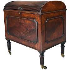 Rare 18th Century Georgian Tambour Top Cellarette From A Unique Collection Of Antique And Modern Wine Coolers At Https Furniture Antiques Antique Furniture