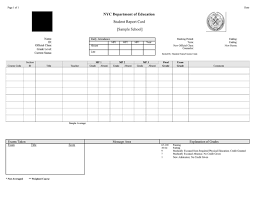 30 Real Fake Report Card Templates Homeschool High School