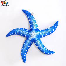40cm Simulation Plush Toy Starfish Stuffed Marine Ocean Animal Soft Dolls Kids Children Baby Seaside Shop Gift Decor Orn Ocean Animals Plush Animals Soft Dolls