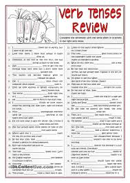 B1 Verb Tenses Review English Grammar Exercises Verb Tenses English Verbs