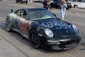 Destroyed cars emergency helicopter tank. 400 000 Porsche 911 Destroyed In La Riots Not All It Seems