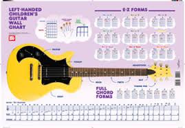 Left Handed Childrens Guitar Wall Chart Wall Chart Mel
