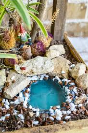 Then, add plants and shrubs native to your region. Vertical Fairy Garden Pond With Modeling Water Salvaged Living
