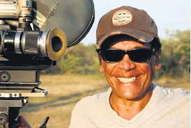 Father Mathew Peiris with film director Chandran Ratnam in the bygone days.