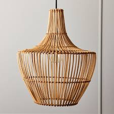 Arwen Wicker Pendant Light Reviews Cb2 Wicker Pendant Light Pendant Light Pendant Lights Chandeliers