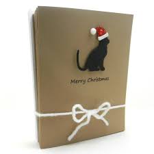 3,000+ vectors, stock photos & psd files. Handmade Christmas Cards Black Cat Silhouette With Santa Hat 10 Pack Via Etsy Cat Christmas Cards Christmas Cards Handmade Christmas Cards To Make