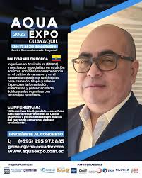 🗣¡NO TE PIERDAS! Bolívar Villón conferencista #AquaExpo2022 #Guayaquil  hablará sobre alternativas biodisponibles específicas para cubrir  requerimientos de Calcio, Magnesio y Potasio basados en análisis del cuerpo  de camarones de buen crecimiento ...