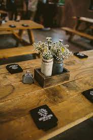 Rustic And Personal Wedding At A Brewery Simple Wedding Reception Brewery Wedding Reception Brewery Wedding