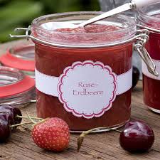Erdbeer Rosen Konfiture Rezept Holunder Marmelade Holunder Erdbeeren Marmelade