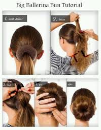 Ballerina Bun Diy Hairstyles Hair Styles Ballerina Bun Tutorial